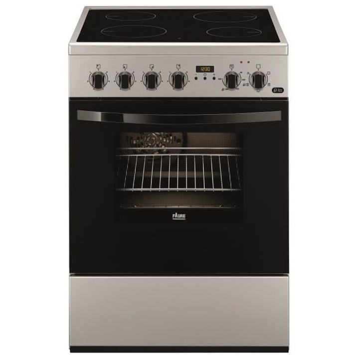 FAURE FCV6530CSA - Cuisiniere table vitrocéramique-4 zones-8485W-Four