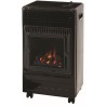 Favex Recommandé par Butagaz -Ektor Fire -3400 Watts -Chauffage d'appoint gaz Butane -Infrableu - Flammes apparentes - 3 puissa