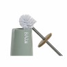 Brosse de salle de wc DKD Home Decor 8424001811410 Vert Rose Bambou Dolomite 12 x 12 x 38,5 cm (2 Unités)