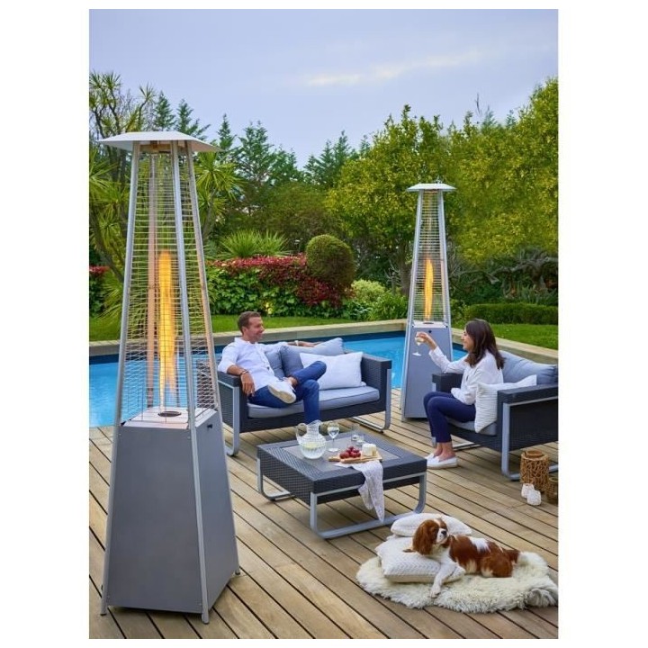 Flamme gaz FAVEX - Chauffage extérieur - Gaz Propane - Housse de prot