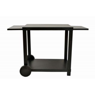 COOKINGBOX Chariot pour plancha avec tablettes rabattables - Acier - N