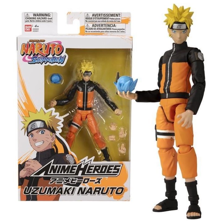 BANDAI Anime Heroes - Naruto Shippuden - Figurine Anime heroes 17 cm -
