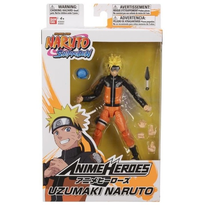 BANDAI Anime Heroes - Naruto Shippuden - Figurine Anime heroes 17 cm -