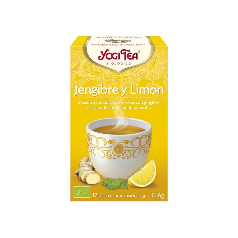 Thé vert Yogi Tea Citron Gingembre (17 x 1,8 g)