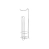 Porte-rouleaux pour Papier Toilette DKD Home Decor Argenté Métal Plastique Chrome 16 x 15 x 16 cm