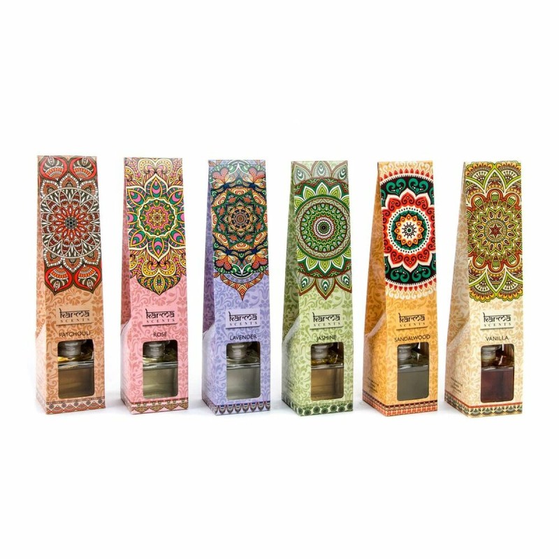 Bâtonnets Parfumés DKD Home Decor Mandala Naturel Indien 60 ml (6 Pièces)