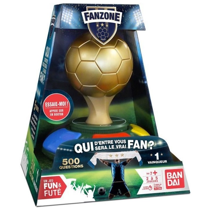 BANDAI Fanzone - Jeu Quizz de foot - Jeu de société