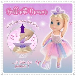 Ballerina Dreamer - grande poupée danseuse 45 cm - poupée ballerine musicale qui danse vraiment - pack éco-responsable