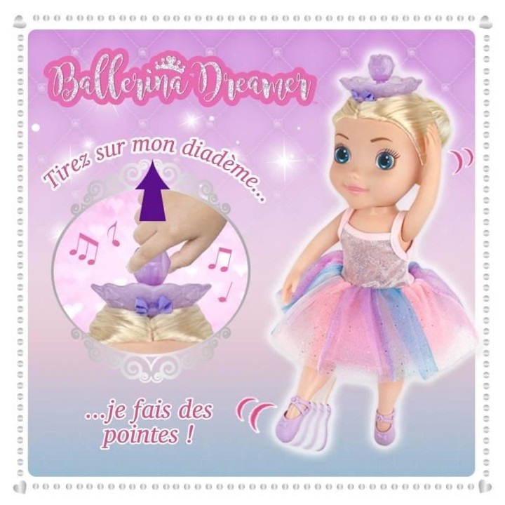 Ballerina Dreamer - grande poupée danseuse 45 cm - poupée ballerine