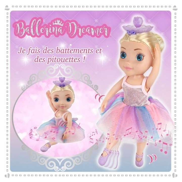 Ballerina Dreamer - grande poupée danseuse 45 cm - poupée ballerine