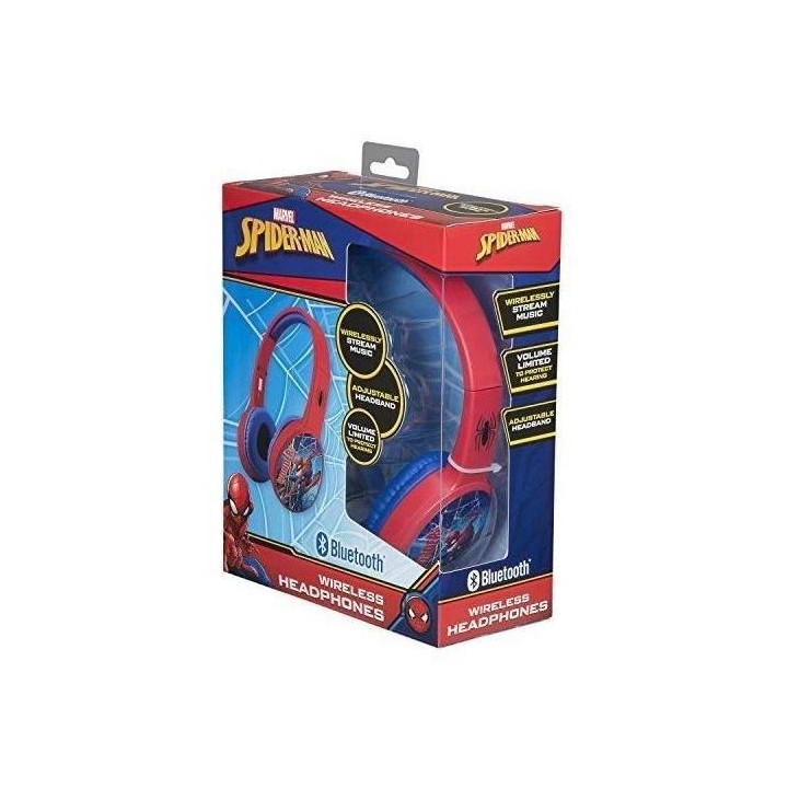 SM-B36V - Casque Spiderman Bluetooth Kidsafe