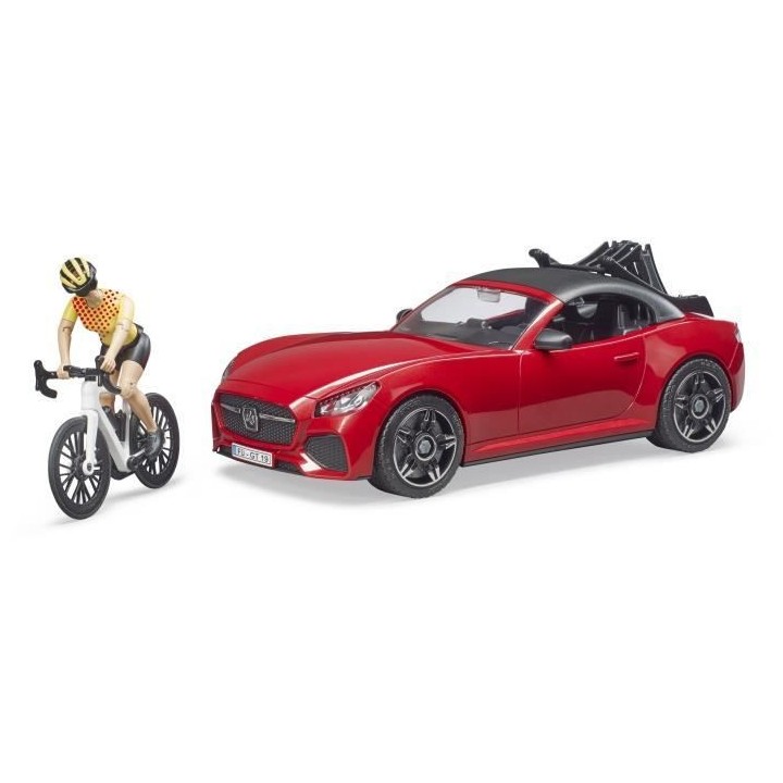 BRUDER Véhicule Roadster avec porte-vélos - Pour enfant Garçon