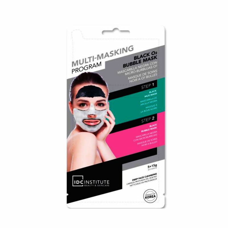 Masque facial IDC Institute Multi Masking Black O2 Bubble (20 g)