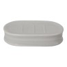 Ensemble de Bain 89457 Ondes Céramique Gris Métal (3 pcs)