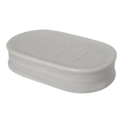 Ensemble de Bain 89457 Ondes Céramique Gris Métal (3 pcs)