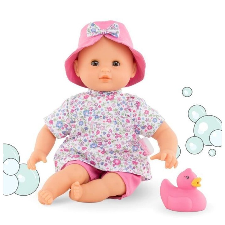 COROLLE - Mon Premier Poupon Corolle - Bébé Bain Coralie Fleurs de C