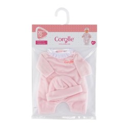 COROLLE - Pyjama rose - pour poupon 30cm - Des 18 Mois