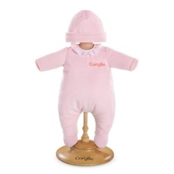 COROLLE - Pyjama rose - pour poupon 30cm - Des 18 Mois