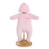 COROLLE - Pyjama rose - pour poupon 30cm - Des 18 Mois