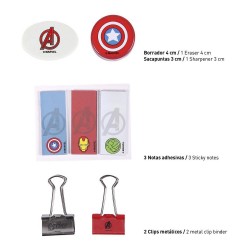 Ensemble de Papeterie The Avengers Gris (12 pcs)