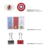 Ensemble de Papeterie The Avengers Gris (12 pcs)