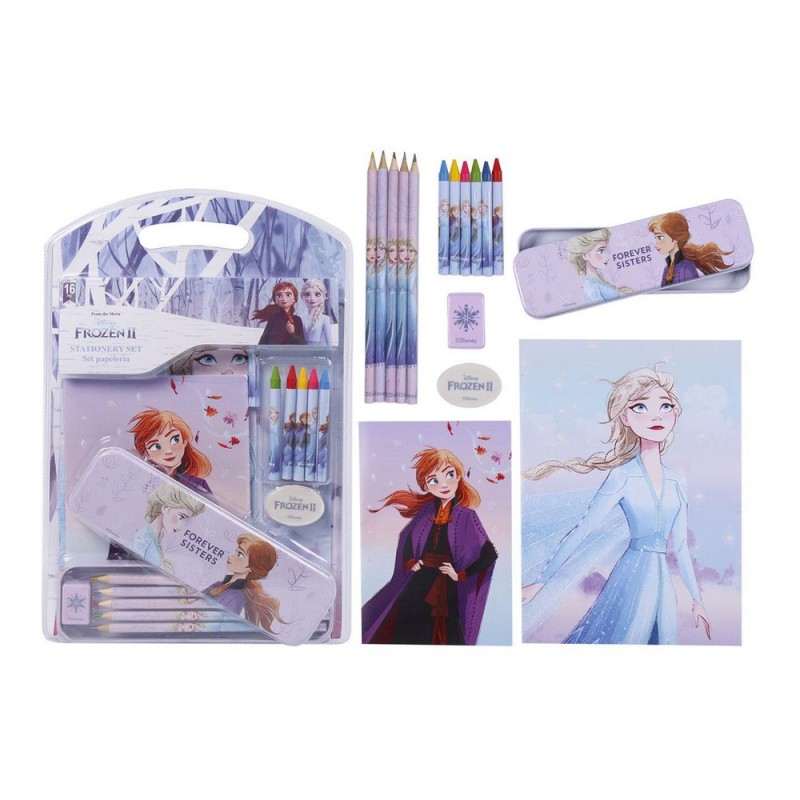 Ensemble de Papeterie Frozen Lila (16 pcs)