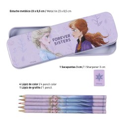 Ensemble de Papeterie Frozen Lila (16 pcs)