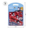 Ensemble de Papeterie Mickey Mouse Bleu (16 pcs)