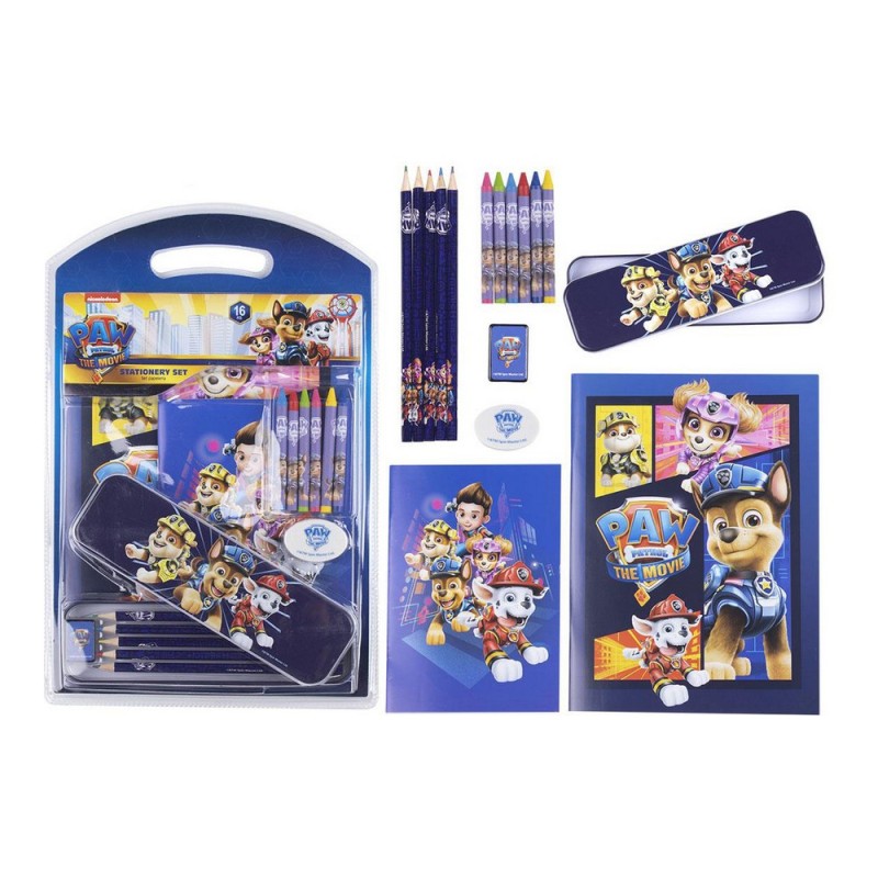 Ensemble de Papeterie The Paw Patrol Bleu (16 pcs)