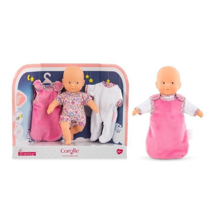 COROLLE - Mon premier poupon - Mini Calin Bonne Nuit - 20cm - des 18 m