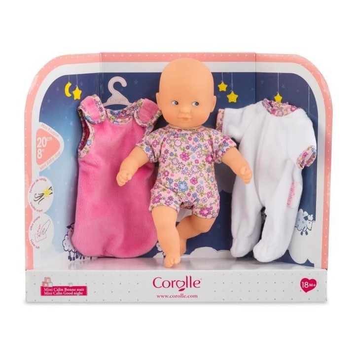 COROLLE - Mon premier poupon - Mini Calin Bonne Nuit - 20cm - des 18 m