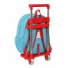 Cartable 3D avec roulettes Disney Dumbo Rouge Bleu clair (28 x 10 x 67 cm)