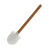 Brosse de salle de wc Blanc Marron Noir Bambou 8 x 35,5 x 8 cm