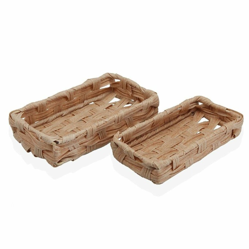 Set de basket Versa 11 x 4 x 20 cm Polyéthylène Bain et douche (2 pcs)