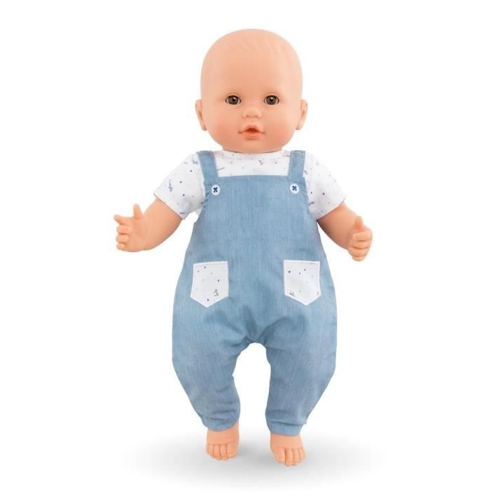 COROLLE - T- shirt & salopette - pour poupon 36 cm - des 2 ans