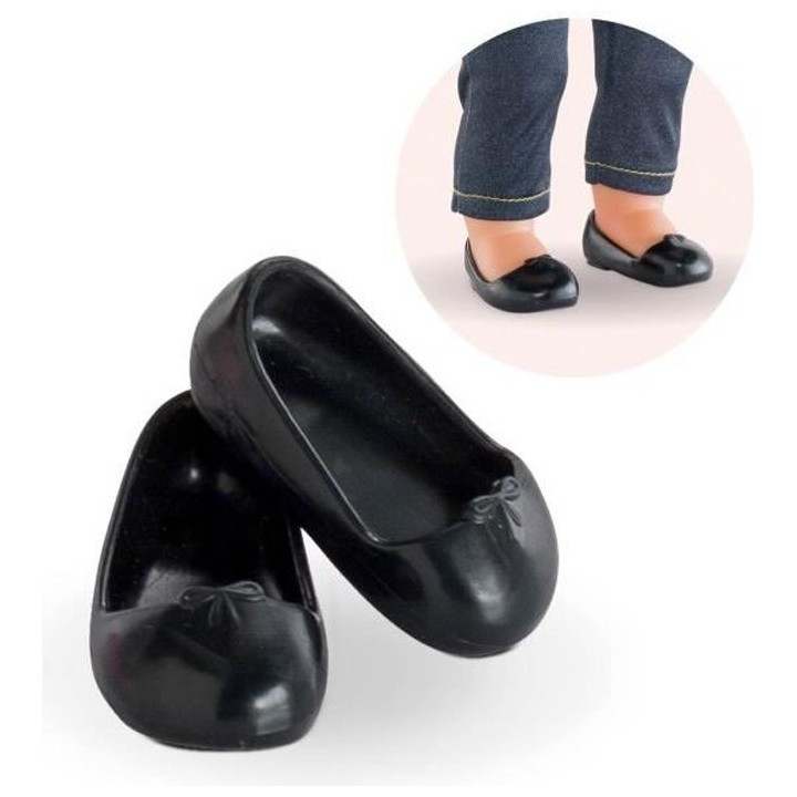 COROLLE - Ballerines noires - pour poupée Ma Corolle - des 4 ans