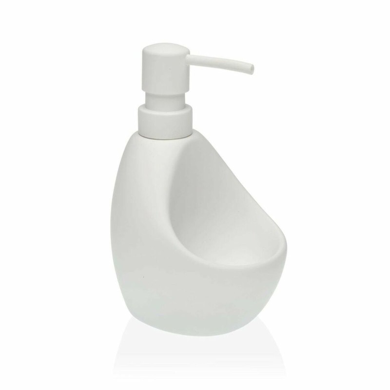 Distributeur de Savon Versa Blanc Céramique ABS (9,5 x 16,5 x 11 cm)