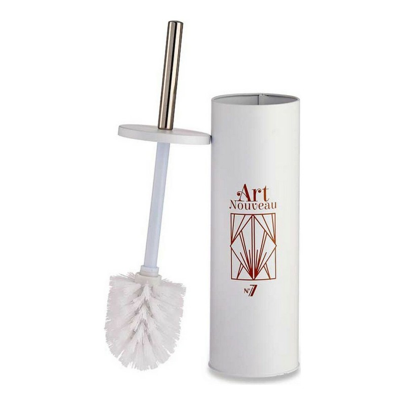 Brosse de salle de wc Art Nouveau Acier Plastique (9,5 x 37,5 x 9,5 cm)