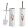 Brosse de salle de wc Art Nouveau Acier Plastique (9,5 x 37,5 x 9,5 cm)