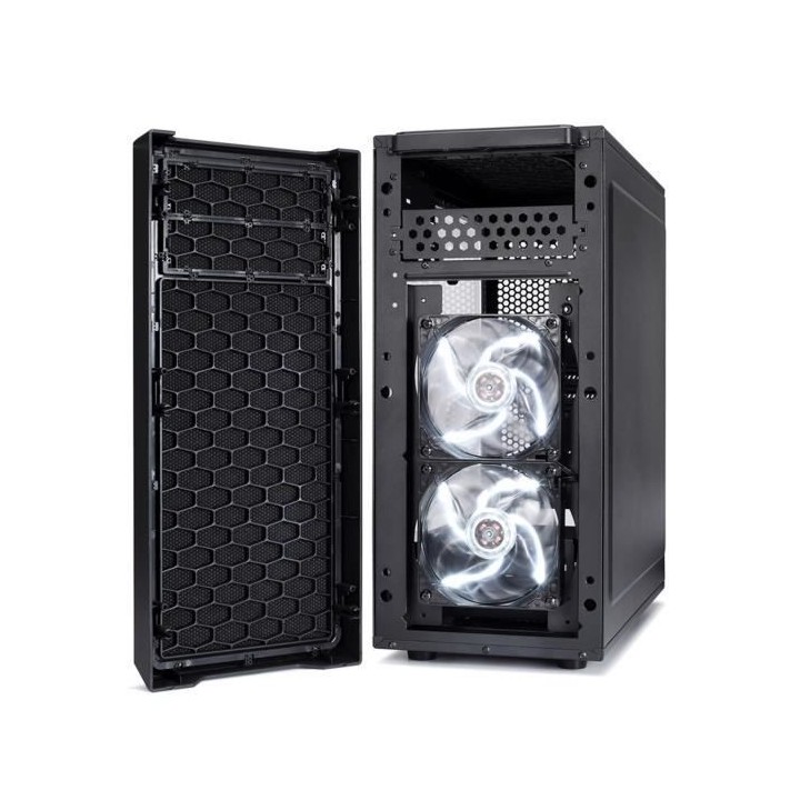 FRACTAL DESIGN BOITIER PC Focus G - Moyen Tour - Noir - Verre trempé