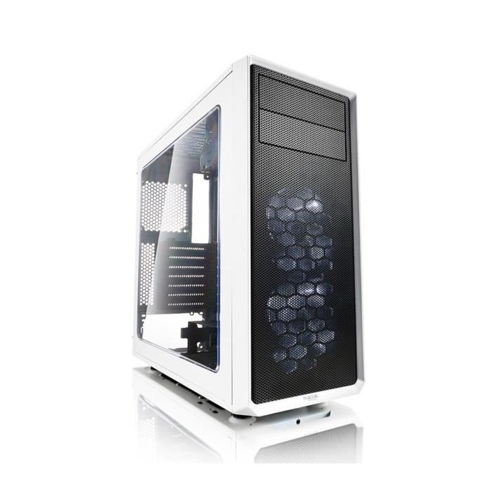 FRACTAL DESIGN BOITIER PC Focus G - Moyen Tour - Blanc - Verre trempé