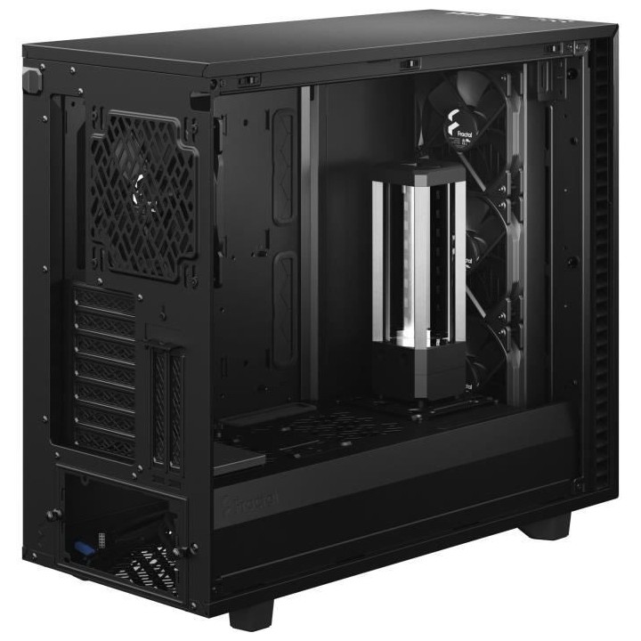 FRACTAL DESIGN BOITIER PC Define 7 - Noir - Verre trempé - Format ATX