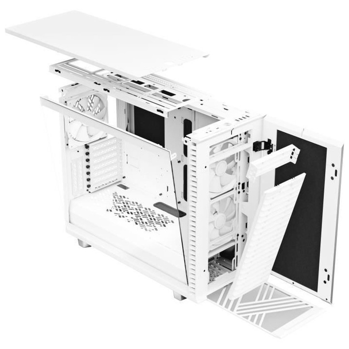 FRACTAL DESIGN BOITIER PC Define 7 - Blanc - Verre trempé - Format AT