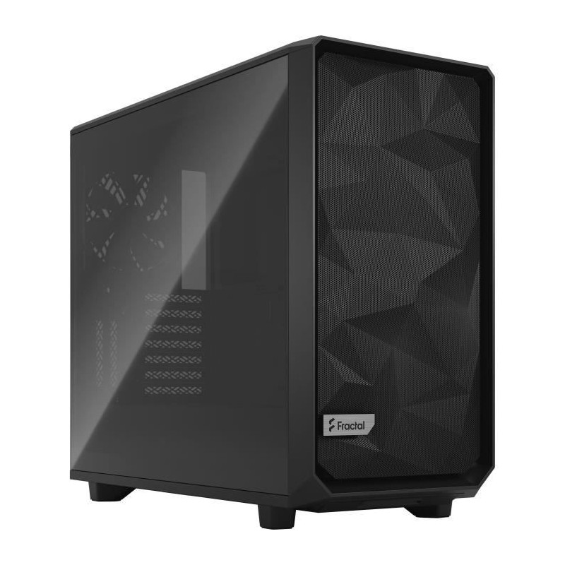 FRACTAL DESIGN BOITIER PC Meshify 2 - Noir - Verre trempé - Format E-ATX (FD-C-MES2A-02)