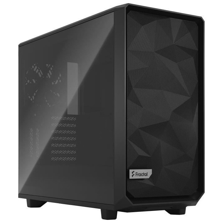 FRACTAL DESIGN BOITIER PC Meshify 2 - Noir - Verre trempé - Format E-