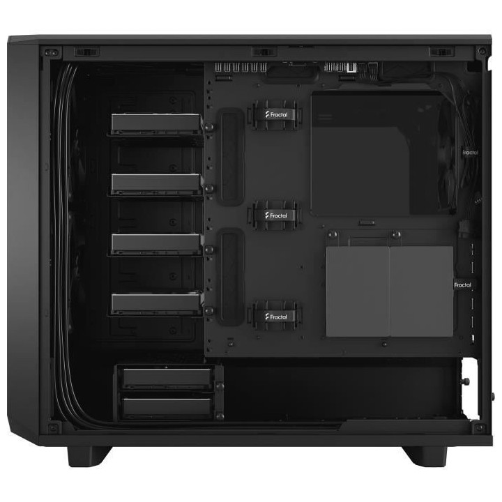 FRACTAL DESIGN BOITIER PC Meshify 2 - Noir - Verre trempé - Format E-