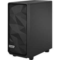 FRACTAL DESIGN - Boîtier PC Meshify 2 Compact Noir Panneau Verre Trempé Teinte Foncée