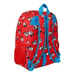 Cartable Mickey Mouse Clubhouse Happy smiles Bleu Rouge 33 x 42 x 14 cm