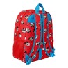 Cartable Mickey Mouse Clubhouse Happy smiles Bleu Rouge 33 x 42 x 14 cm