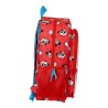 Cartable Mickey Mouse Clubhouse Happy smiles Bleu Rouge 33 x 42 x 14 cm